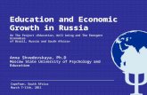 Education and Economic Growth in Russia