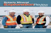 Ontario Mineral Exploration Review - Spring 2012