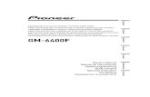 Pioneer GM6400F UK Manual