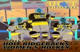 2013/14 UOIT Ridgebacks Women's Hockey Media Guide