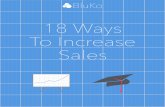 18 Ways to Increase Sales