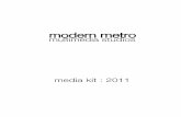 Modern Metro Media Kit: 2011