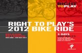 2012 Bike Ride Brochure