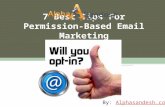 7 Best Tips For Permission-Based Email Marketing