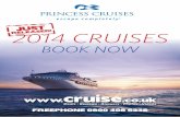 Princess Cruises. 2014 Book Now