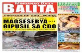 mindanao daily balita november 26 issue