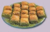 Turkish traditional dessert