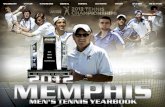 2012 Memphis Men's Tennis Yearbook