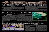 Coyote Chronicle 3-15-2010