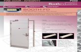 BOOTH-SR40-48 acoustic doors flush frame datasheet