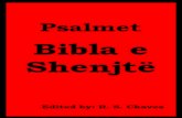 The book of psalms in albanian language