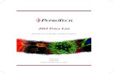 2013 PeproTech Price List