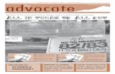 The Advocate, Issue 5, October 19, 2012