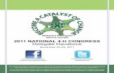 National 4-H Congress Handbook