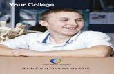 School Leaver Prospectus, Warrington Collegiate
