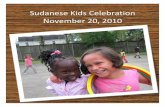 Sudanese Kids Celebration