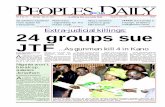 Peoples Daily Newspaper, Monday, May 28, 2012