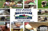 Heritage Trading Company 2012 Animal Care Catalog
