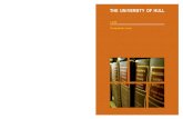 Law - University of Hull Postgraduate Study Guide 2009