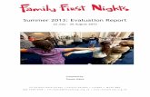 FFN Summer 2013 Evaluation
