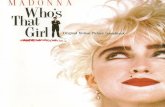 Encarte: Madonna - Who's That Girl - Original Motion Picture Soundtrack