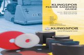 KLINGSPOR Floor Sanding Guide