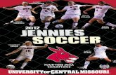 2012 Central Missouri Jennies Soccer Media Guide