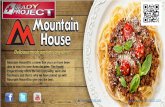 Mountain House Can Meals