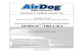 Air Dog MODEL FP-100 FOR 24 VALVE CUMMINS POWERED DODGE TRUCKS