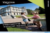 International Summer School 2013 Handbook 2013