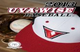 2013 UVa-Wise Baseball Media Guide