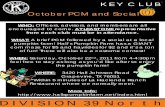 TIME CHANGE- October PCM