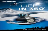 CES 2013 - Geonaute 360 Press Release