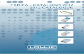 Loyje Tarifa Catalogo 2012