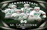 2012 Manhattan College Men's Lacrosse Yearbook