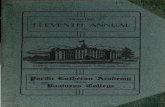 1904-1905 Announcement of the Pacific Lutheran Academy and Business College