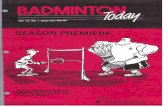 Ontario Badminton Today - 1989 - V12 I1