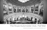 Royal Automobile Club interiors photography