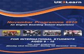 English Boarding School Experience - Brochure