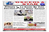 El Osceola Star Newspaper - Primary Election - La Gente No Votó / Low Voter Turnout