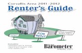 Daily Barometer Renter's Guide 2011-12