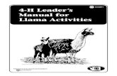 4-H Leader's Manual for Llama Activities