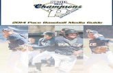 2014 Pace University Baseball Media Guide