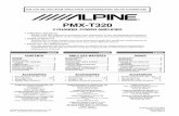 Alpine PMX-T320 UK Manual