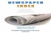 Newspaper Index May-June 2010
