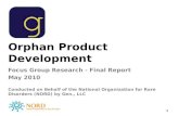 Orphan Product Development Deck