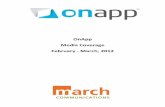 OnApp Combined Coverage Book - Feb to March