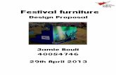 Design Report on festival furniture