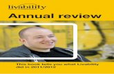 Livability Annual Review 2011/12 (Low Res)