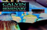 Calvin Seminary Annual Report